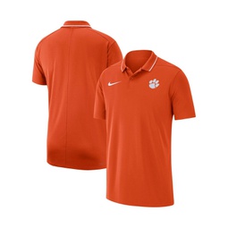Mens Orange Clemson Tigers 2023 Coaches Performance Polo Shirt