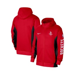 Mens Red Houston Rockets 2023/24 Authentic Showtime Full-Zip Hoodie