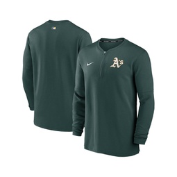 Mens Green Oakland Athletics Authentic Collection Game Time Performance Quarter-Zip Top