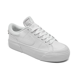 Womens Court Legacy Lift Platform Casual Sneakers from Finish Line