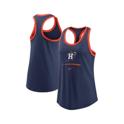 Womens Navy Houston Astros City Connect Tri-Blend Tank Top