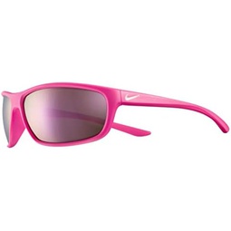Nike EV1157-660 Dash Sunglasses Laser Fuchsia/Pink Foam Frame Color, Grey with Light Pink Mirror Lens Tint
