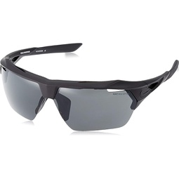 Nike EV1029-009 Hyperforce M Sunglasses Matte Oil Grey Frame Color, Dark Grey with Black Mirror/Clear Lens Tint