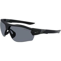 Nike Show X3 Rectangular Sunglasses, Matte Black, 72/9/130
