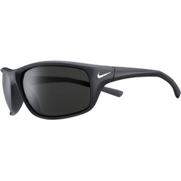 Nike EV1139-001 Adrenaline P Sunglasses Matte Black/Silver Frame Color, Grey Polarized Lens Tint
