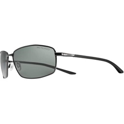 Nike Mens Pivot Six Satin Black with Dark Grey Lens Sunglasses