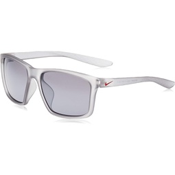 Nike CW4645-012 Valiant Sunglasses Matte Wolf Gray Frame Color, Grey with Silver Mirror Lens Tint