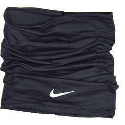Nike Neck Warmer, Therma-Fit Wrap, One Size, Black/Silver