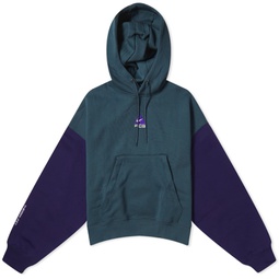 Nike Acg Tuff Knit Fleece Hoodie Deep Jungle, Purple Ink & Summit White