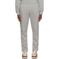 Gray Embroidered Sweatpants 232011M190008