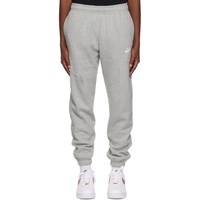 Gray Embroidered Sweatpants 232011M190018