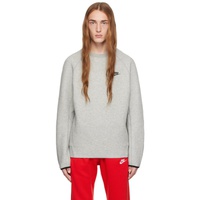 Gray Raglan Sweatshirt 241011M204001
