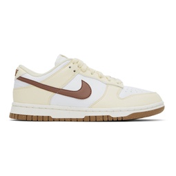 Off-White & Burgundy Dunk Low Next Nature Sneakers 241011F128150