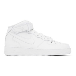 White Air Force 1 Mid 07 Sneakers 241011M236038