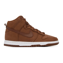 Brown Dunk Premium High Sneakers 231011F127000