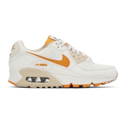 Off-White & Orange Air Max 90 SE Sneakers 221011F128145