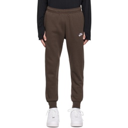 Brown Sportswear Club Sweatpants 241011M190026