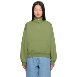 Green Heavyweight Sweatshirt 241445F097004