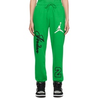 Green Graphic Lounge Pants 232445F086001