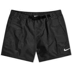 Nike Swim Belted 5 Volley Shorts Black