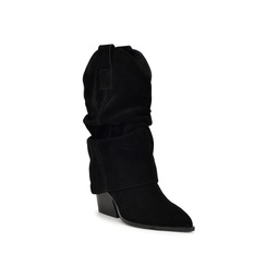 Womens Wilton Stacked Block Heel Casual Boots