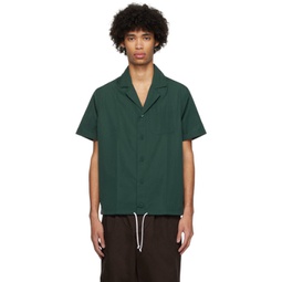 Green Drawstring Shirt 241876M213019