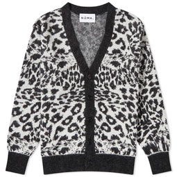 NOMA t.d. Mohair Knit Jungle Cardigan Off White & Black