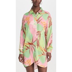 Sol Button-Up Shirt Dress