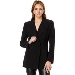Womens Norma Kamali Classic Double Breasted Jacket