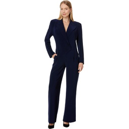 Womens Norma Kamali Double Breasted Straight Leg Jumpsuit