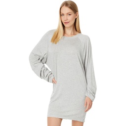 Womens Norma Kamali Oversized Raglan Sleeve Mini Dress