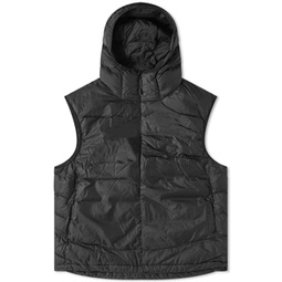 Norse Projects ARKTISK Pasmo Rip Hooded Gilet Black