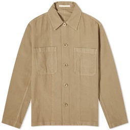 Norse Projects Tyge Cotton Linen Overshirt Clay