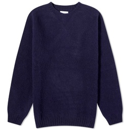 Norse Projects Birnir Brushed Lambswool Knit Dark Navy