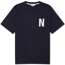 Norse Projects Simon Heavy Jersey Large N T-Shirt Dark Navy