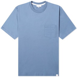 Norse Projects Johannes Standard Pocket T-Shirt Fog Blue