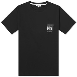 Norse Projects Jakob Organic Interlock N Print T-Shirt Black