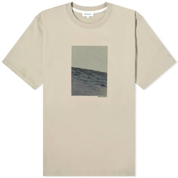 Norse Projects Johannes Organic Waves Print T-shirt Sand