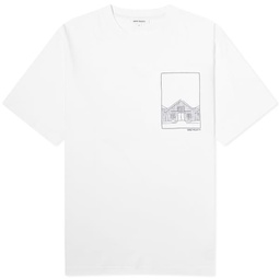 Norse Projects Johannes Kanonbadsvej Print T-Shirt White