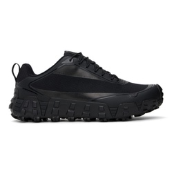 Black Lace Up Hyper Runner V08 Sneakers 241116M237011