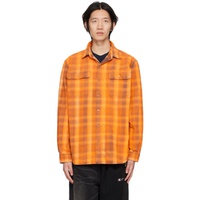Orange Reflect Shirt 222438M180007