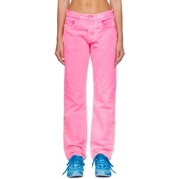 Pink High Jeans 222438F069006
