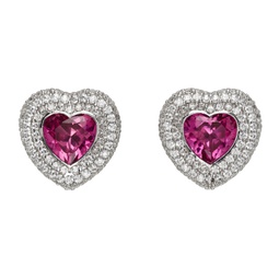 Silver & Pink #3171 Earrings 232439F022018