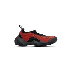 Red   Black Flesh Sandals 241808F124001