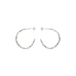 Silver Cocoon Earrings 232871M144007