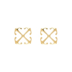 Gold Mini Arrow Earrings 241607F022000