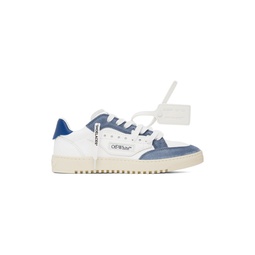 White   Navy 5 0 Sneakers 241607M237019
