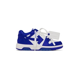 Blue   White Out Of Office Sneakers 232607F128050