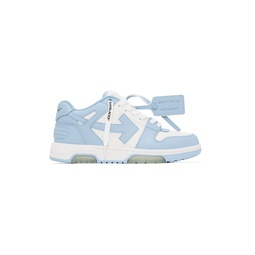White   Blue Out Of Office Sneakers 241607F128024