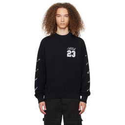Black 23 Skate Sweatshirt 241607M204002